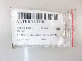 Mercedes-Benz A W168 Generatore/alternatore 