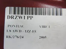 Pontiac Vibe Drzwi przednie 