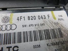 Audi A6 S6 C6 4F Interior fan control switch 