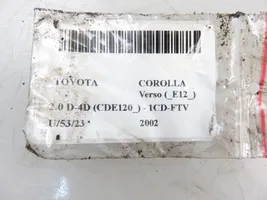 Toyota Corolla Verso E121 Sensore di pressione del carburante 