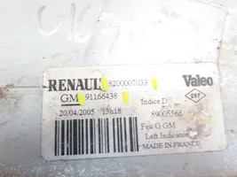 Opel Vivaro Priekinis posūkio žibintas 91166438