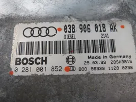 Audi A3 S3 8L Moottorin ohjainlaite/moduuli 0281001852