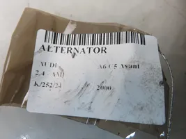 Audi A6 S6 C5 4B Generatore/alternatore 0124515028