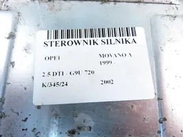 Opel Movano A Sterownik / Moduł ECU H0M8200091432