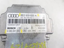 Audi A4 S4 B7 8E 8H Oro pagalvių valdymo blokas 0285001669