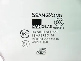 SsangYong Rexton Szyba drzwi przednich 