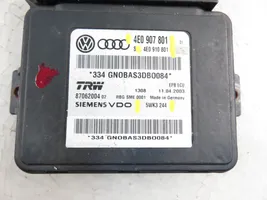 Audi A8 S8 D3 4E Rankinio stabdžio valdymo blokas 4E0910801