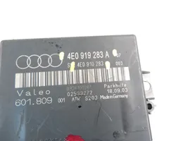 Audi A8 S8 D3 4E Unité de commande, module PDC aide au stationnement 4E0919283A