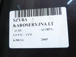 Audi A3 S3 8P Szyba karoseryjna tylna 