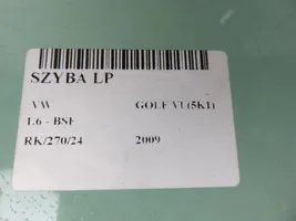 Volkswagen Golf VI Szyba drzwi przednich 