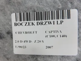 Chevrolet Captiva Boczki / Tapicerka drzwi / Komplet 