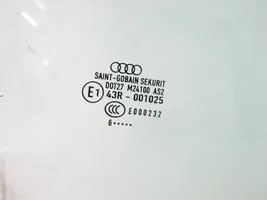 Audi A3 S3 8P Pagrindinis priekinių durų stiklas (keturdurio) 