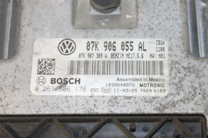 Volkswagen PASSAT B7 Moottorin ohjainlaite/moduuli 07K906055AL