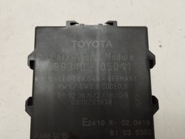 Toyota Avensis T270 Pysäköintitutkan (PCD) ohjainlaite/moduuli 8934005011