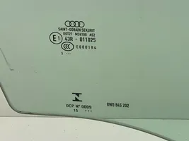 Audi A4 S4 B9 Szyba drzwi przednich 8W0845202