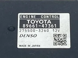 Toyota Prius+ (ZVW40) Moottorin ohjainlaite/moduuli 8966147361