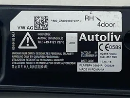 Audi A3 S3 8V Silniczek regulacji pasów bezpieczeństwa 5G4857620