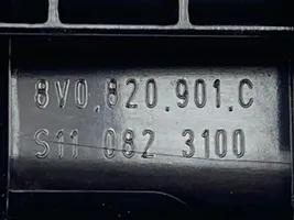 Audi A3 S3 8V Garniture, panneau de grille d'aération latérale 8V0820901C