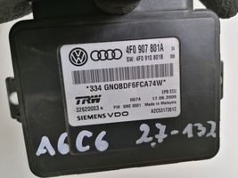 Audi A6 Allroad C6 Käsijarrun ohjainlaite 4F0907801A