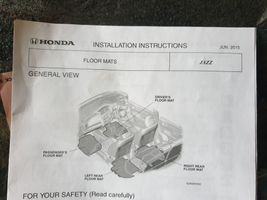 Honda Jazz Kit tapis de sol auto 08P14T5A610