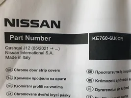 Nissan Qashqai J12 Sonstiges Einzelteil Exterieur KE7606U0CR