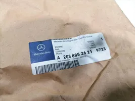 Mercedes-Benz C AMG W203 Modanatura della barra di rivestimento del paraurti anteriore A2038852621