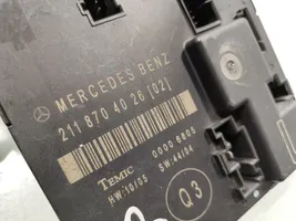 Mercedes-Benz E AMG W211 Durų elektronikos valdymo blokas 2118704026