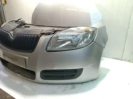 Skoda Fabia Mk2 (5J) Kompletny zestaw przedniej części nadwozia / karoserii 