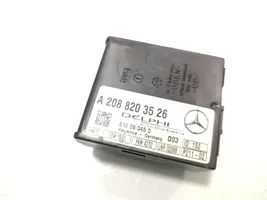 Mercedes-Benz CLK AMG A208 C208 Hälytyksen ohjainlaite/moduuli 2088203526
