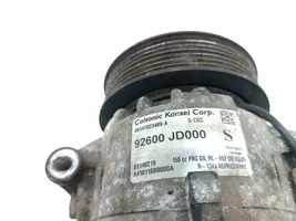 Nissan Qashqai Ilmastointilaitteen kompressorin pumppu (A/C) 92600-JD000