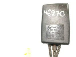 Mercedes-Benz CLC CL203 Klamra przedniego pasa bezpieczeństwa A2038602669