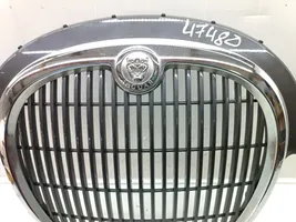 Jaguar S-Type Grille calandre supérieure de pare-chocs avant 4R83-8A133-A