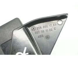 Mercedes-Benz CLK A208 C208 Boucle de ceinture de sécurité avant 2088601769