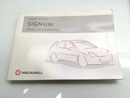 Opel Signum Servisa grāmata --