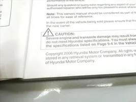 Hyundai Santa Fe Książka serwisowa 