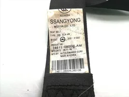 SsangYong Rexton Ceinture de sécurité avant 74611-08004LAM