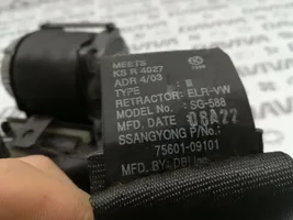 SsangYong Kyron Ceinture de sécurité arrière 7560109101