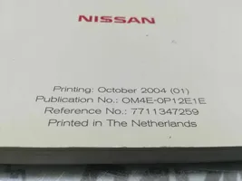 Nissan Primera Omistajan huoltokirja 
