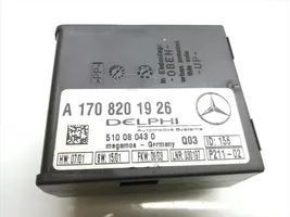 Mercedes-Benz SLK R170 Hälytyksen ohjainlaite/moduuli A1708201926