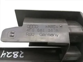 Audi A8 S8 D3 4E Etumatkustajan istuimen kiskon lista 4E0881347A