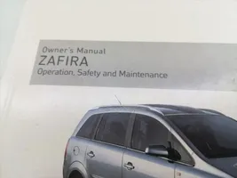 Opel Zafira B Carnet d'entretien d'une voiture 