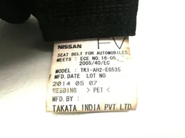 Nissan Micra Cintura di sicurezza anteriore TKI-AH2-EG535