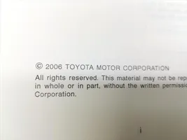 Toyota Avensis T250 Libretto di servizio dei proprietari 