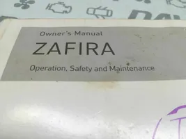 Opel Zafira A Libretto di servizio dei proprietari 