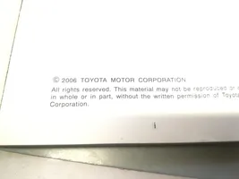 Toyota Avensis T250 Libretto di servizio dei proprietari --