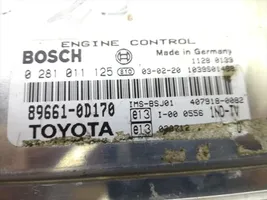 Toyota Yaris Centralina/modulo del motore 89661-0D170
