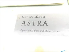 Opel Astra H Książka serwisowa 