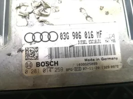 Audi A6 S6 C6 4F Variklio valdymo blokas 03G906016MF