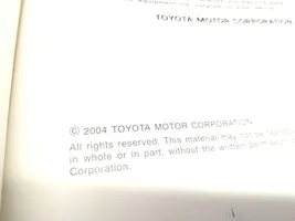 Toyota Corolla E120 E130 Serviso knygelė --