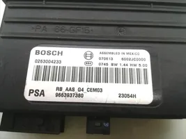 Citroen C4 I Picasso Sterownik / Moduł parkowania PDC 9663937380